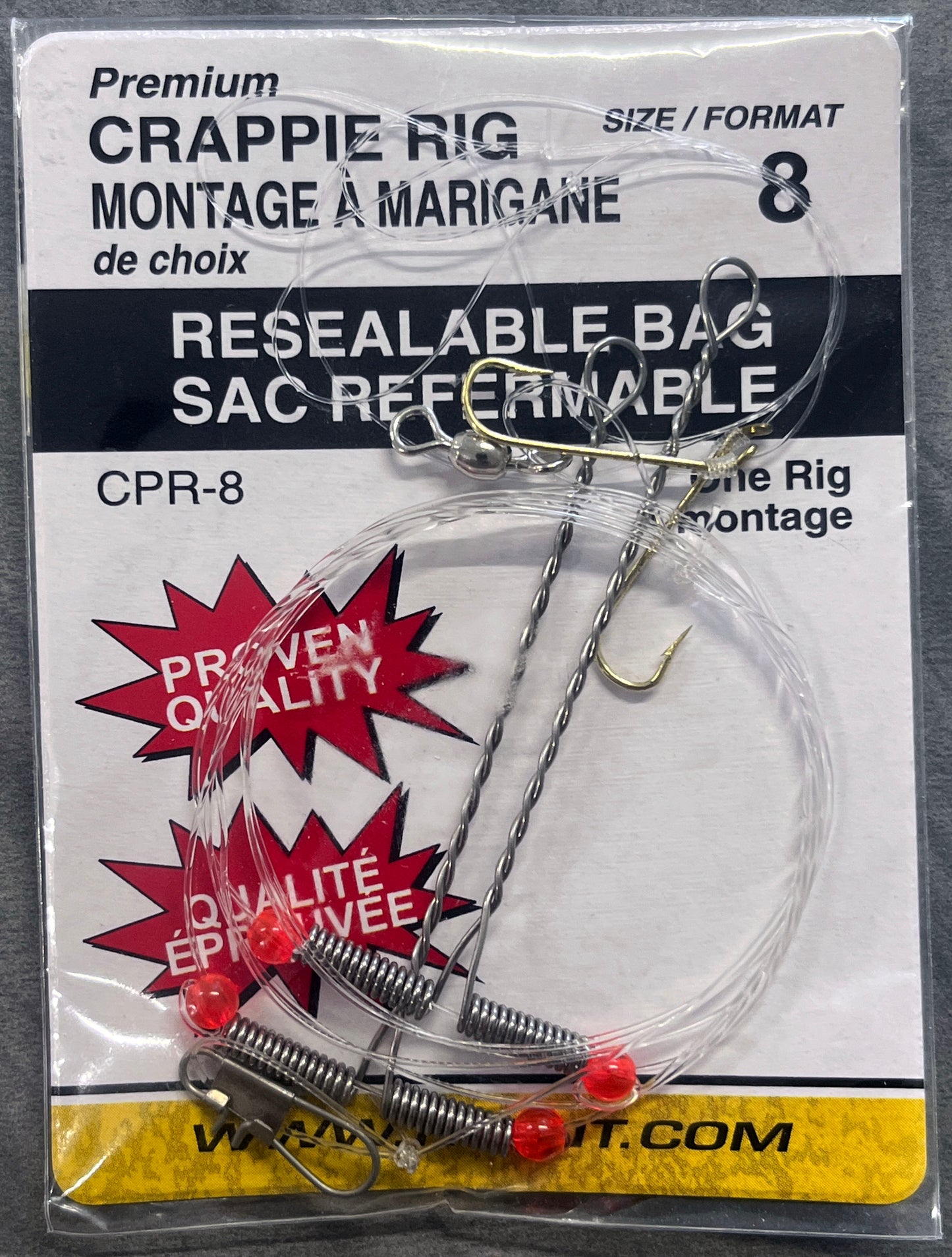Wired Arm Premium Crappie Rig