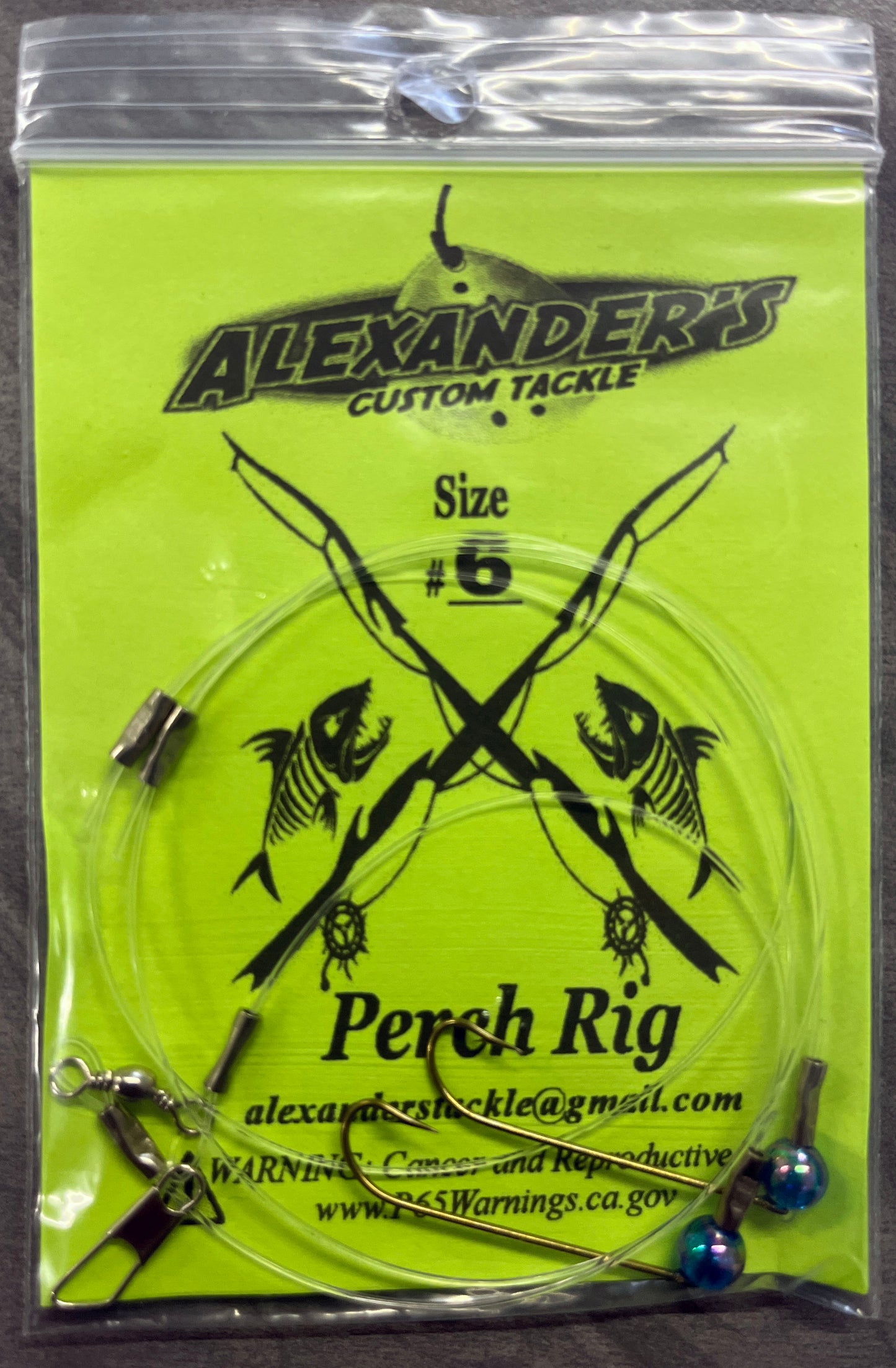Beaded Perch Rigs - Blue