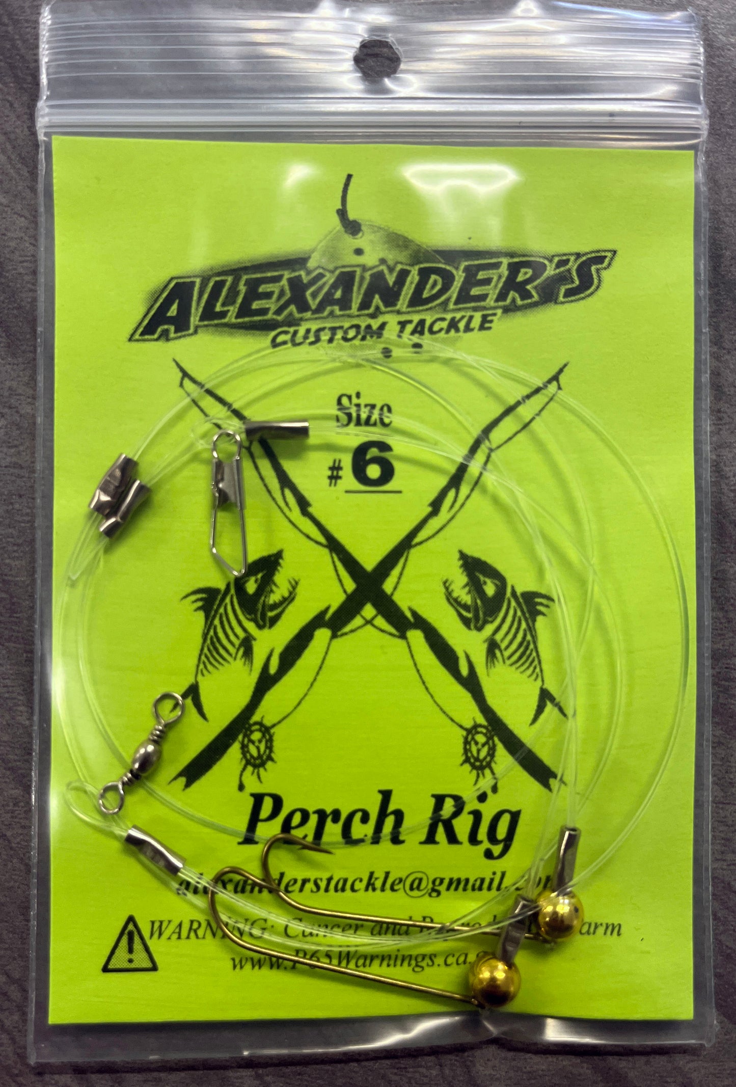 Beaded Perch Rigs - Gold