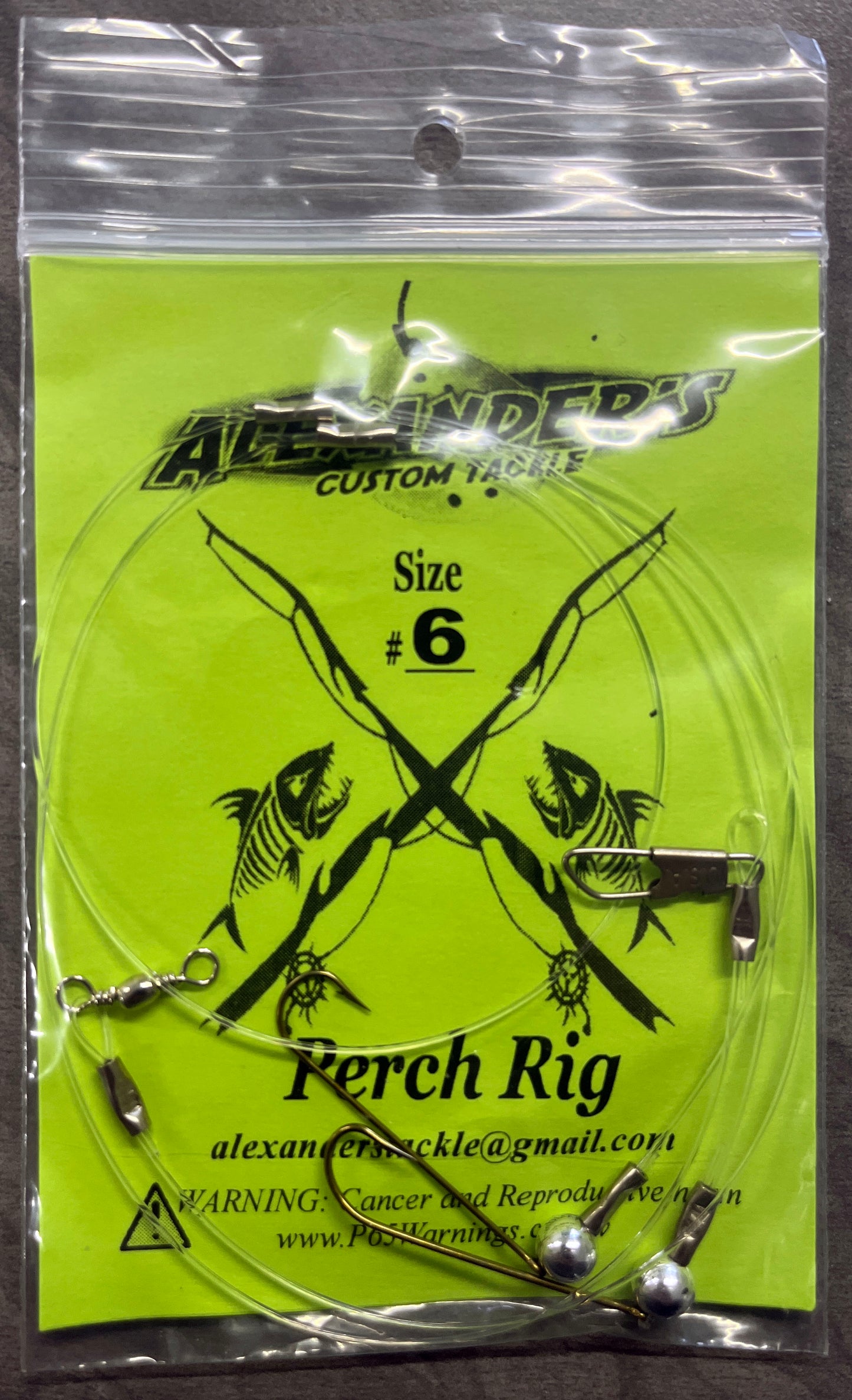 Beaded Perch Rigs - Silver