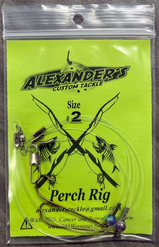 Beaded Perch Rigs - Purple