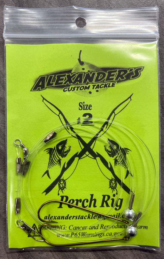 Beaded Perch Rigs - Silver