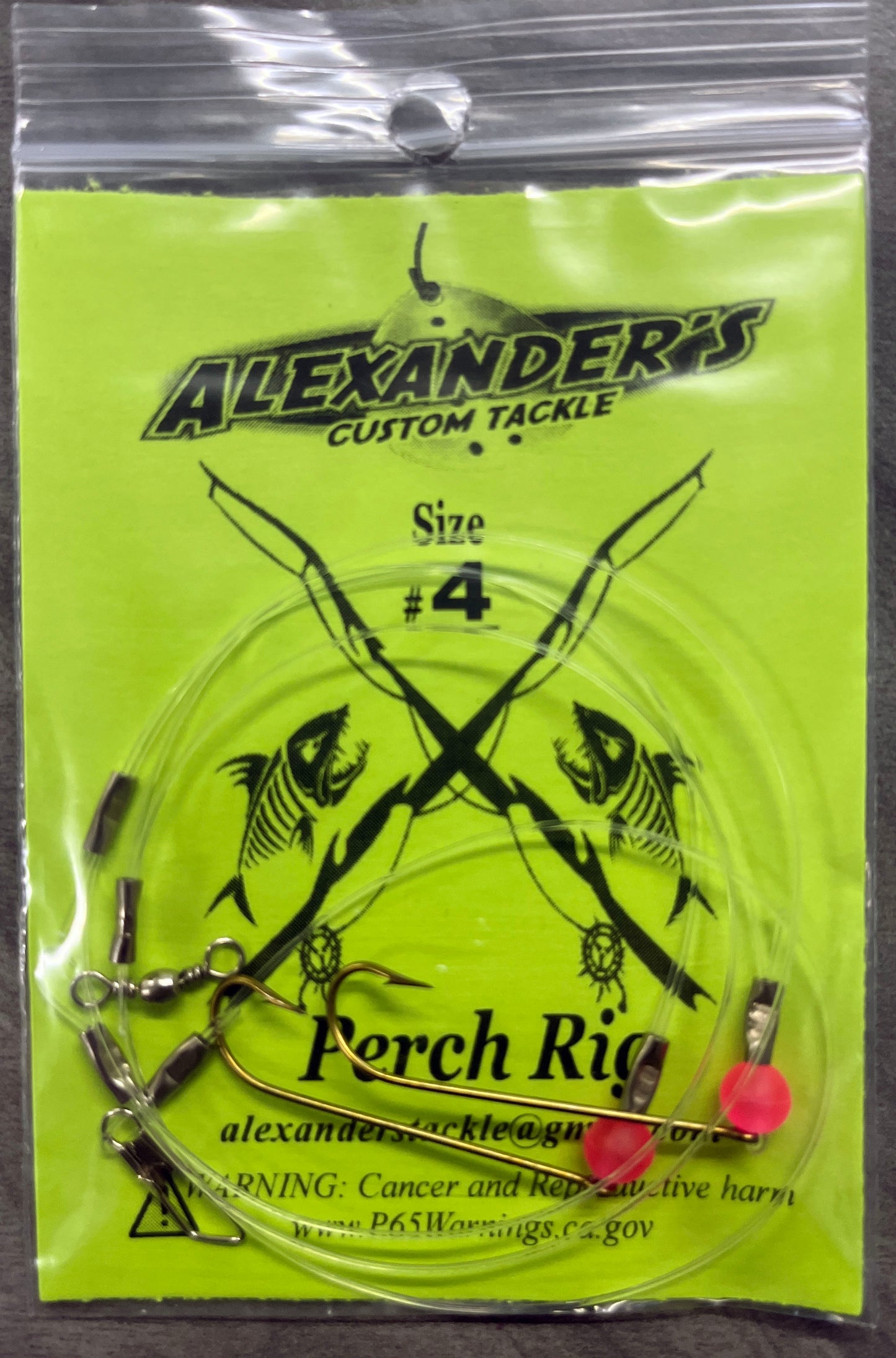 Beaded Perch Rigs - Pink