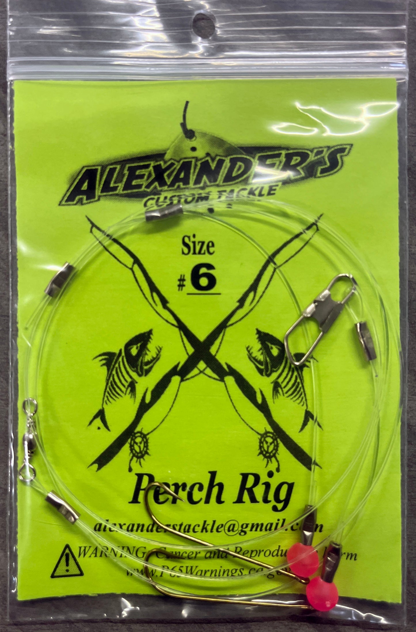 Beaded Perch Rigs - Pink